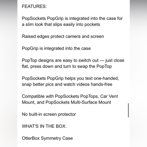 🦦🫧OTTERBOX+POP🫧🦦 *symmetry series* iPhone XS Max CASE - Picture 8 of 15